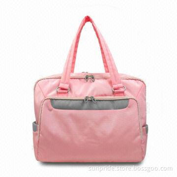 Women's Computer Bag with 1,000D Nylon, Made of PU, Measuring 31 x 10 x 40cm